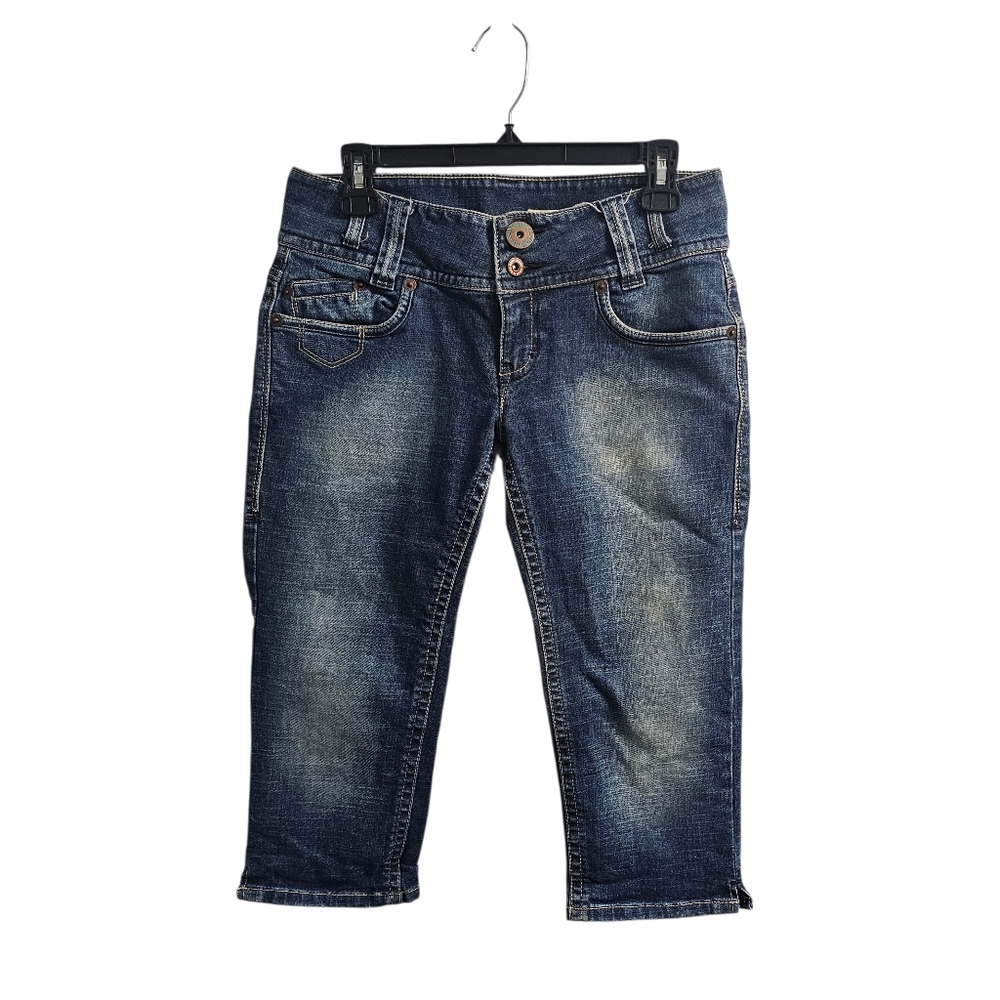 DKNY Vibtage y2k Crop Jean Capris Size 7 Low Rise
